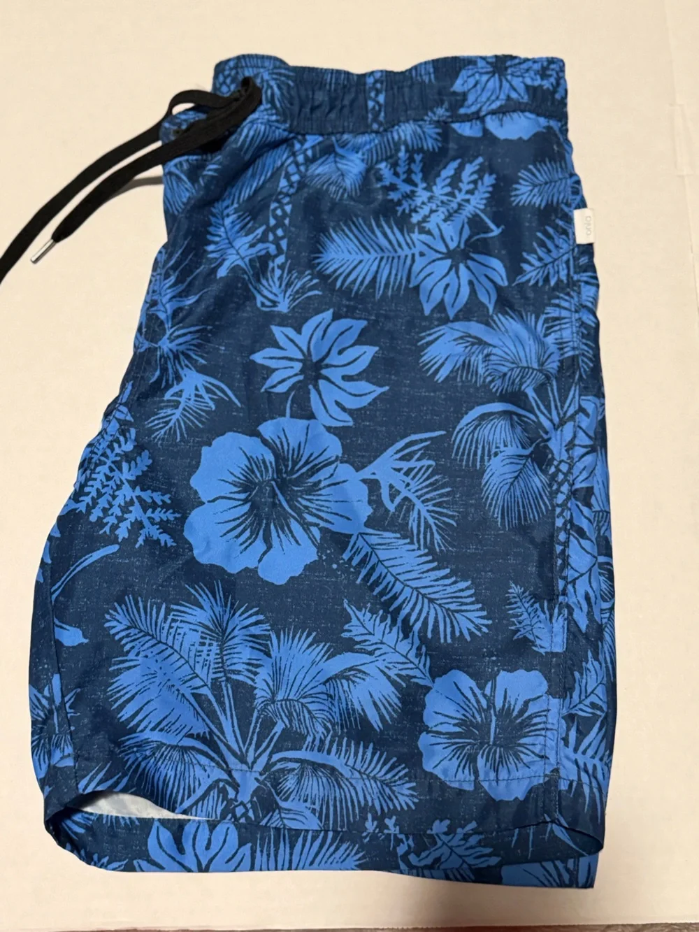 Onia Blue Floral Men’s Swim Trunks